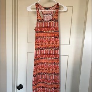 Racer back maxi dress